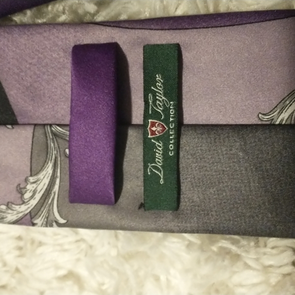 David Taylor Collection Handcrafted Necktie 60x3.5 - Picture 5 of 5